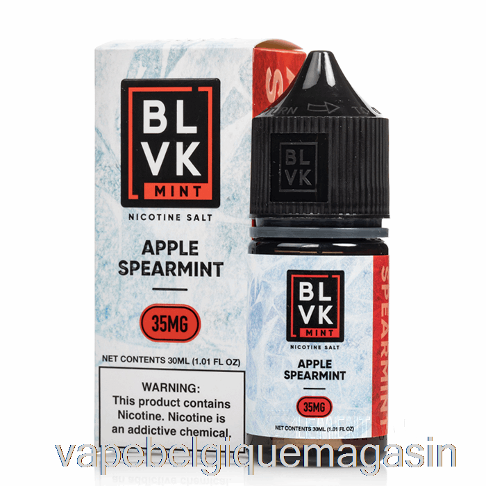 Vape Shop Bruxelles Pomme Menthe Verte - Sels De Menthe Blvk - 30ml 50mg